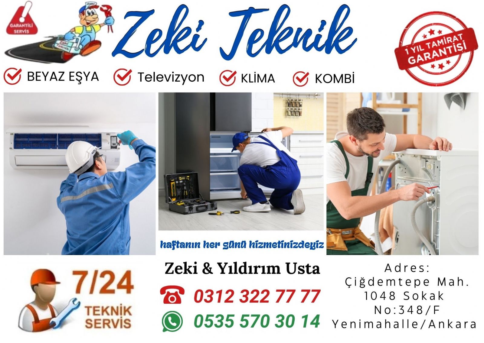 Şentepe Beyaz Eşya Servisi