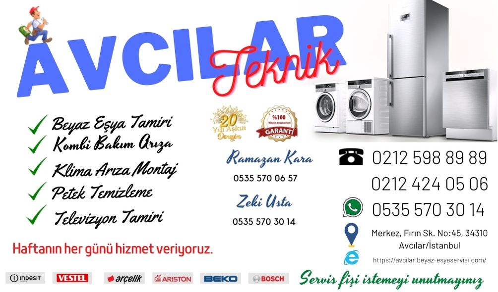 Avcılar Beyaz Eşya Tamircisi