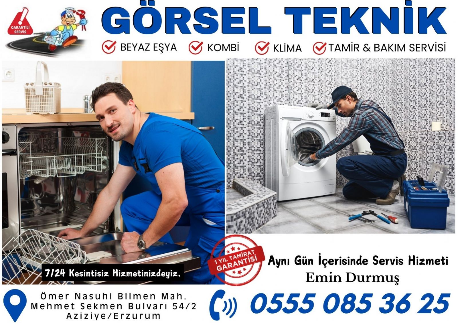 Aziziye Beyaz Eşya Tamircisi