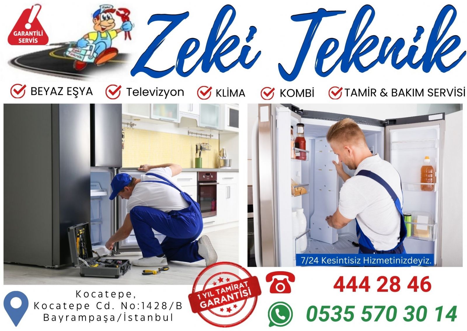 Bayrampaşa Buzdolabı Tamircisi 