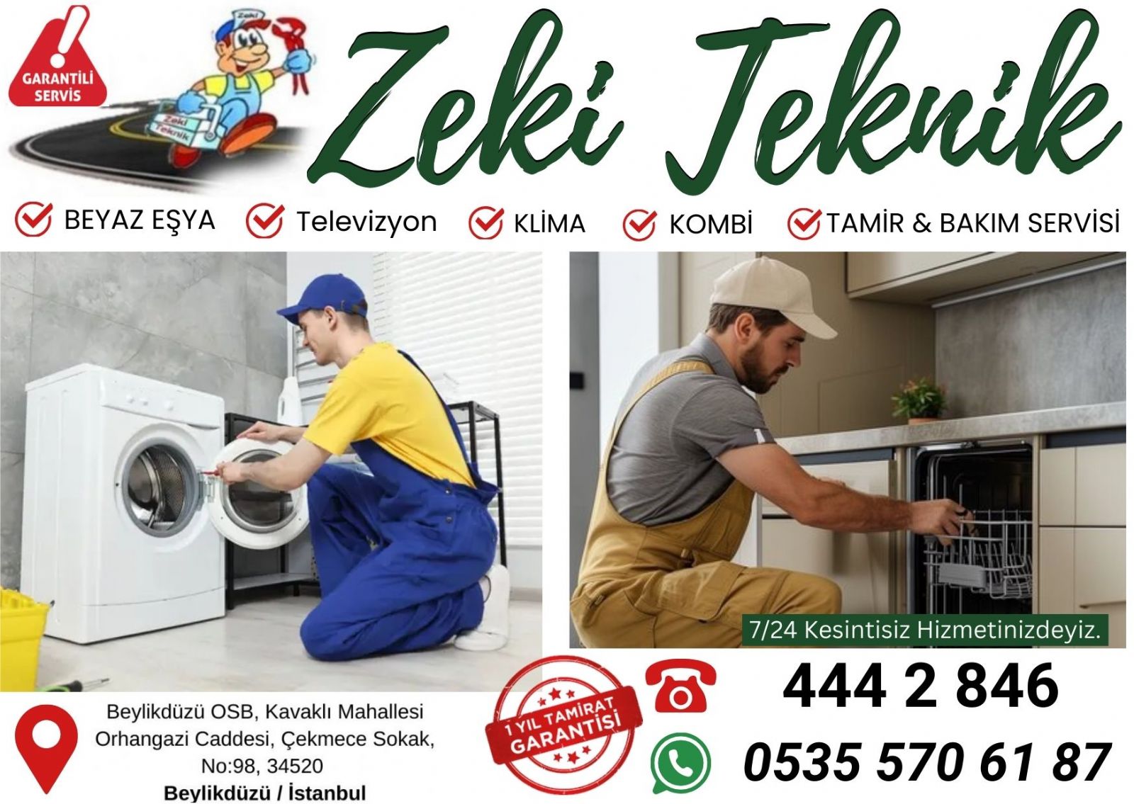 Beylikdüzü Beyaz Eşya Tamircisi