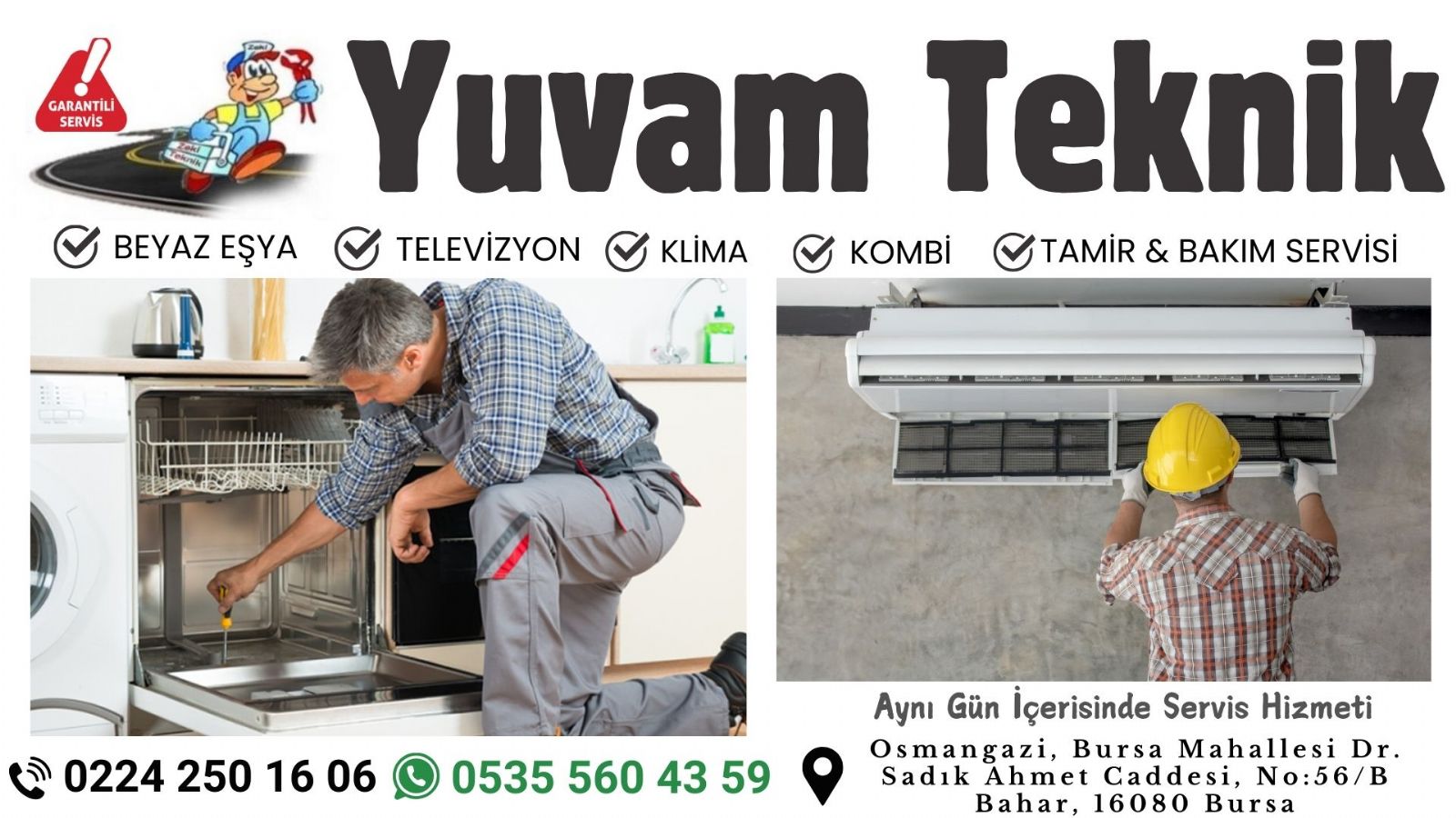 Bursa Beyaz Eşya Tamircisi