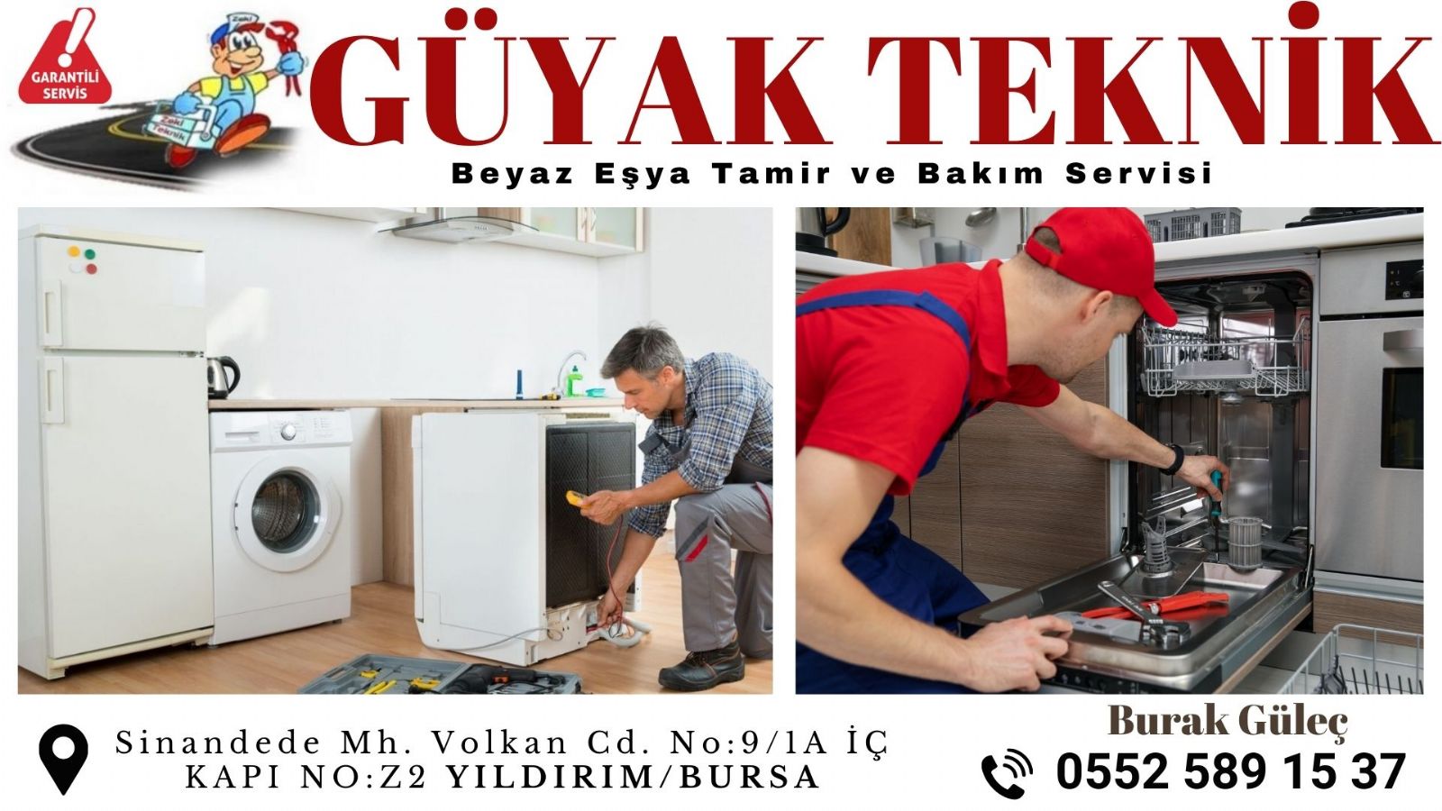 Bursa Demirtaş Beyaz Eşya Tamircisi