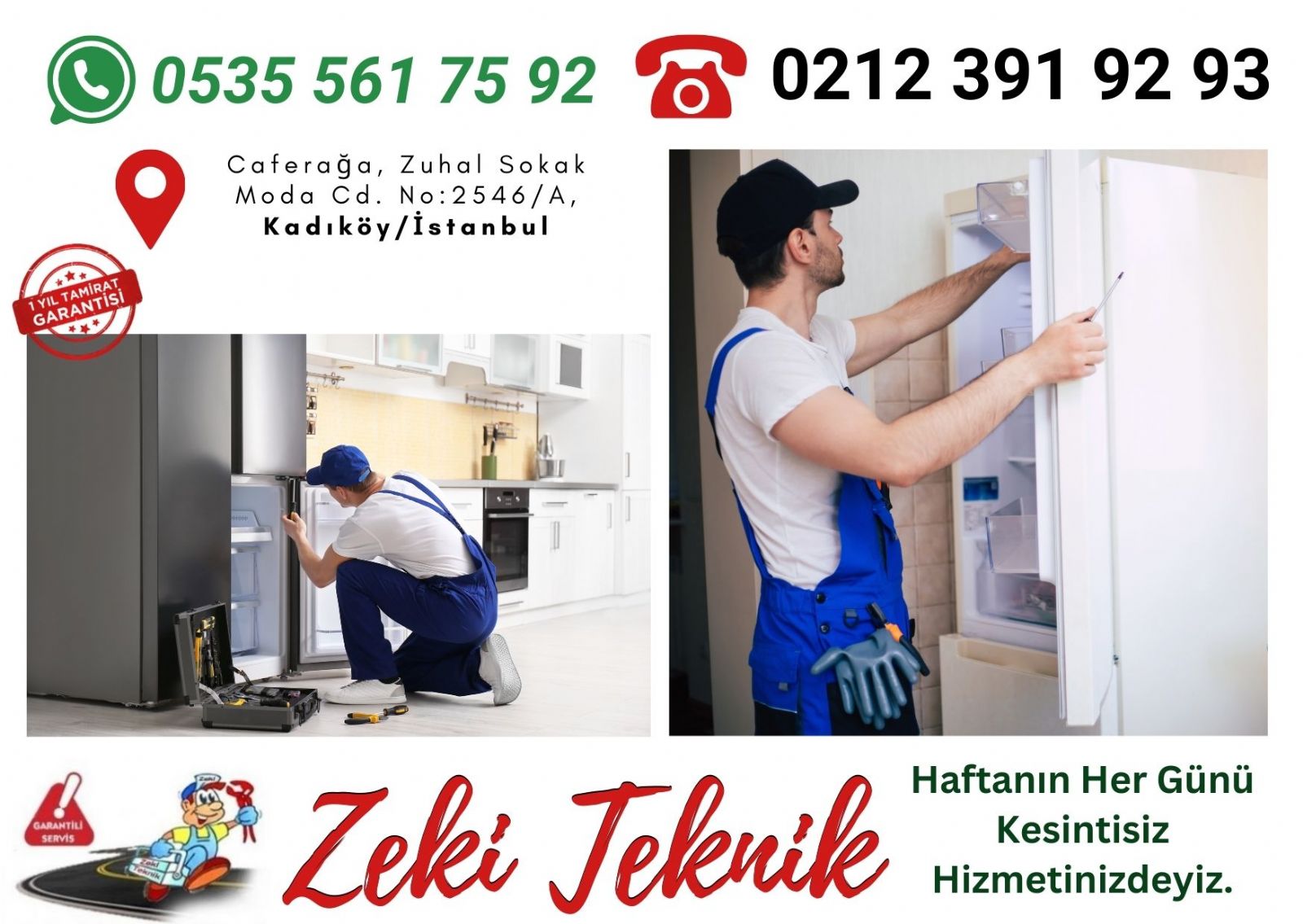 Kadıköy Buzdolabı Tamircisi 