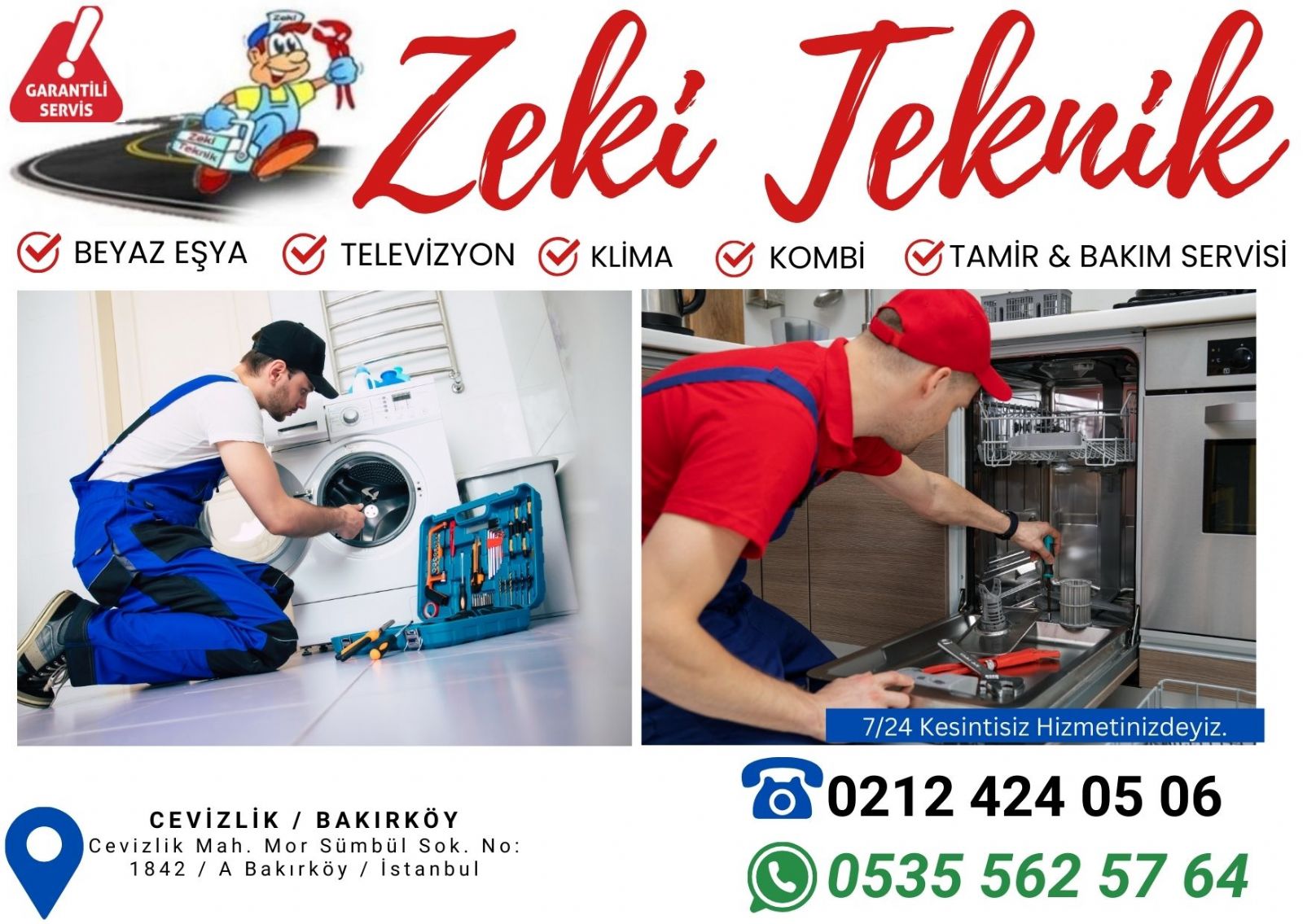 Cevizlik Beyaz Eşya Tamircisi 