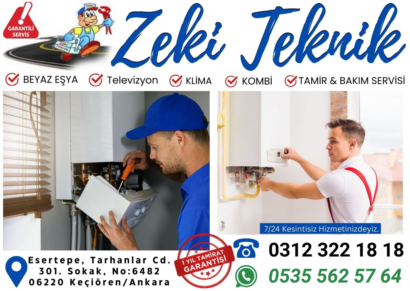  Esertepe Kombi Tamircisi
