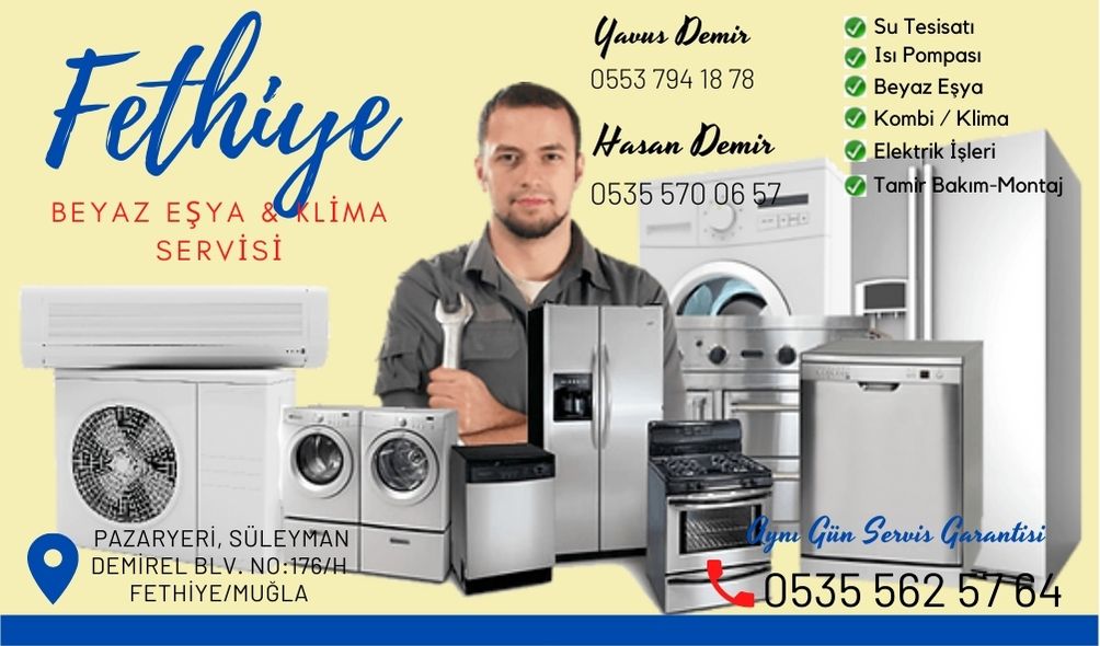 Fethiye Beyaz Eşya Servisi