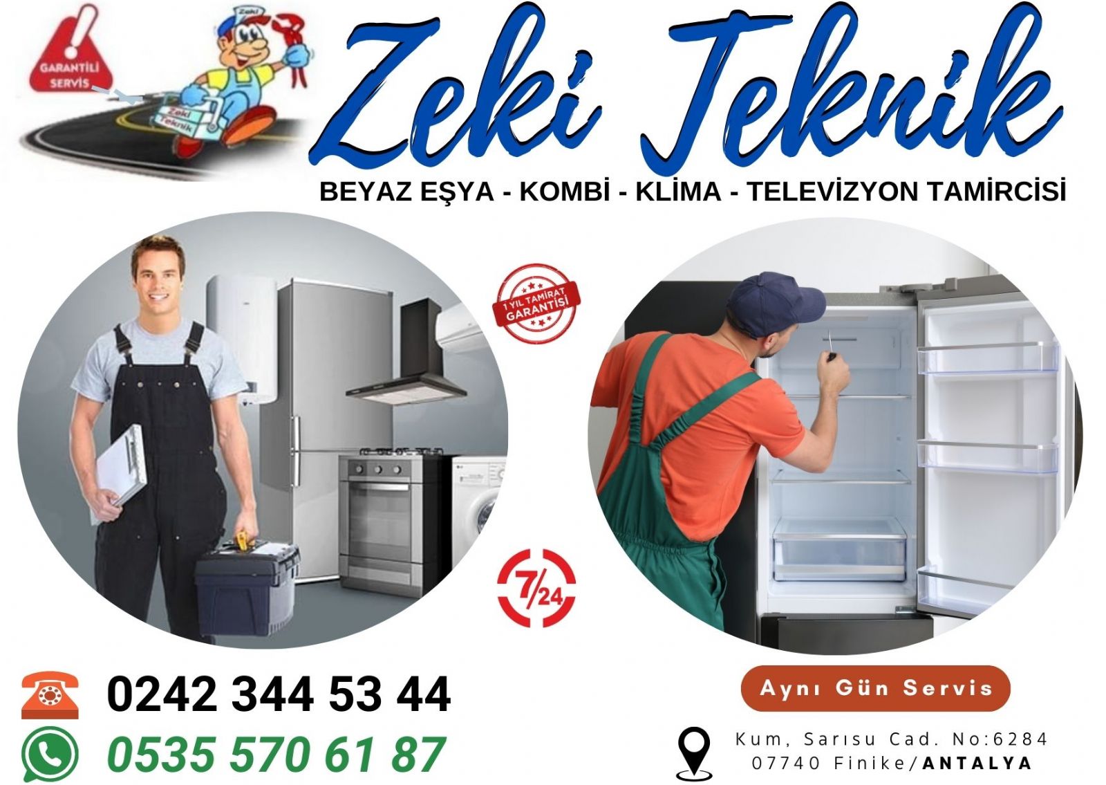Finike Beyaz Eşya Tamircisi