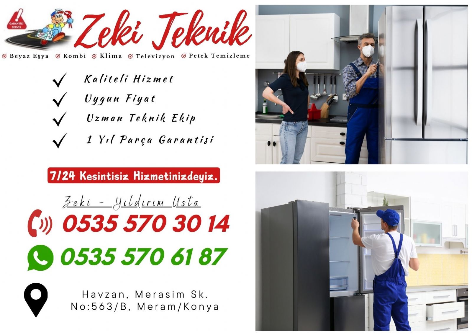 Meram Buzdolabı Tamircisi
