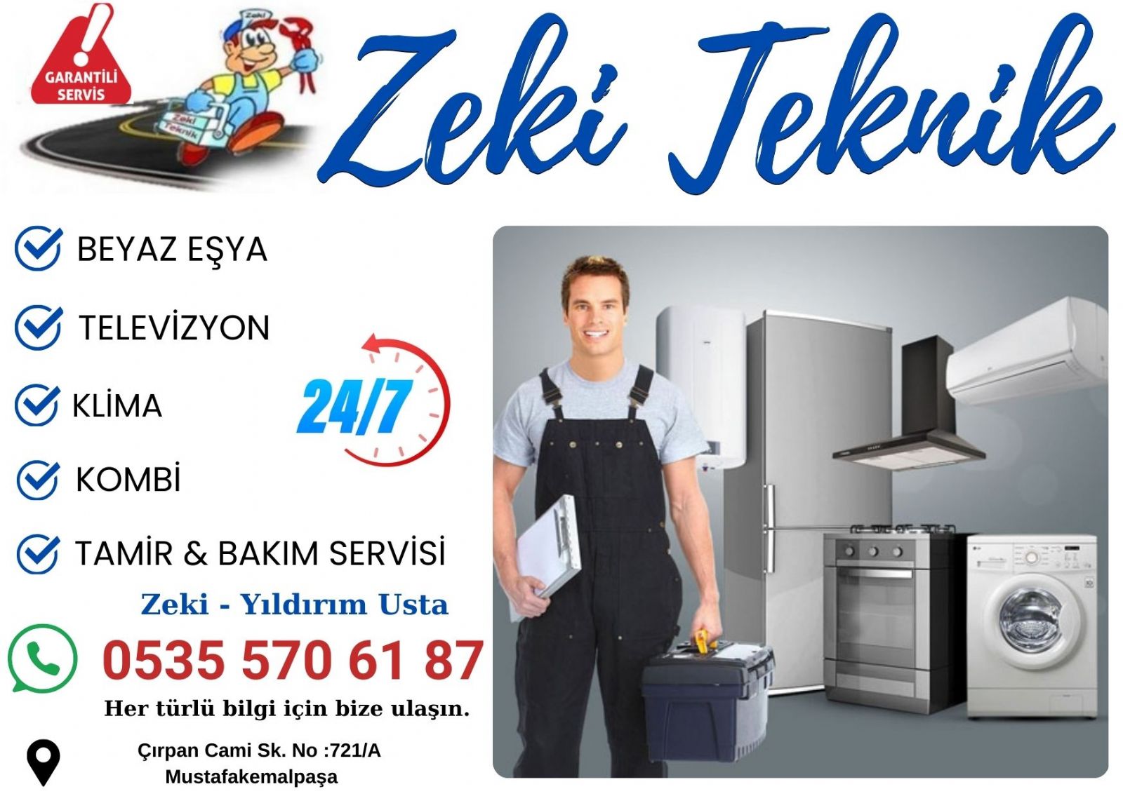 Mustafa Kemal Paşa Beyaz Eşya Servisi