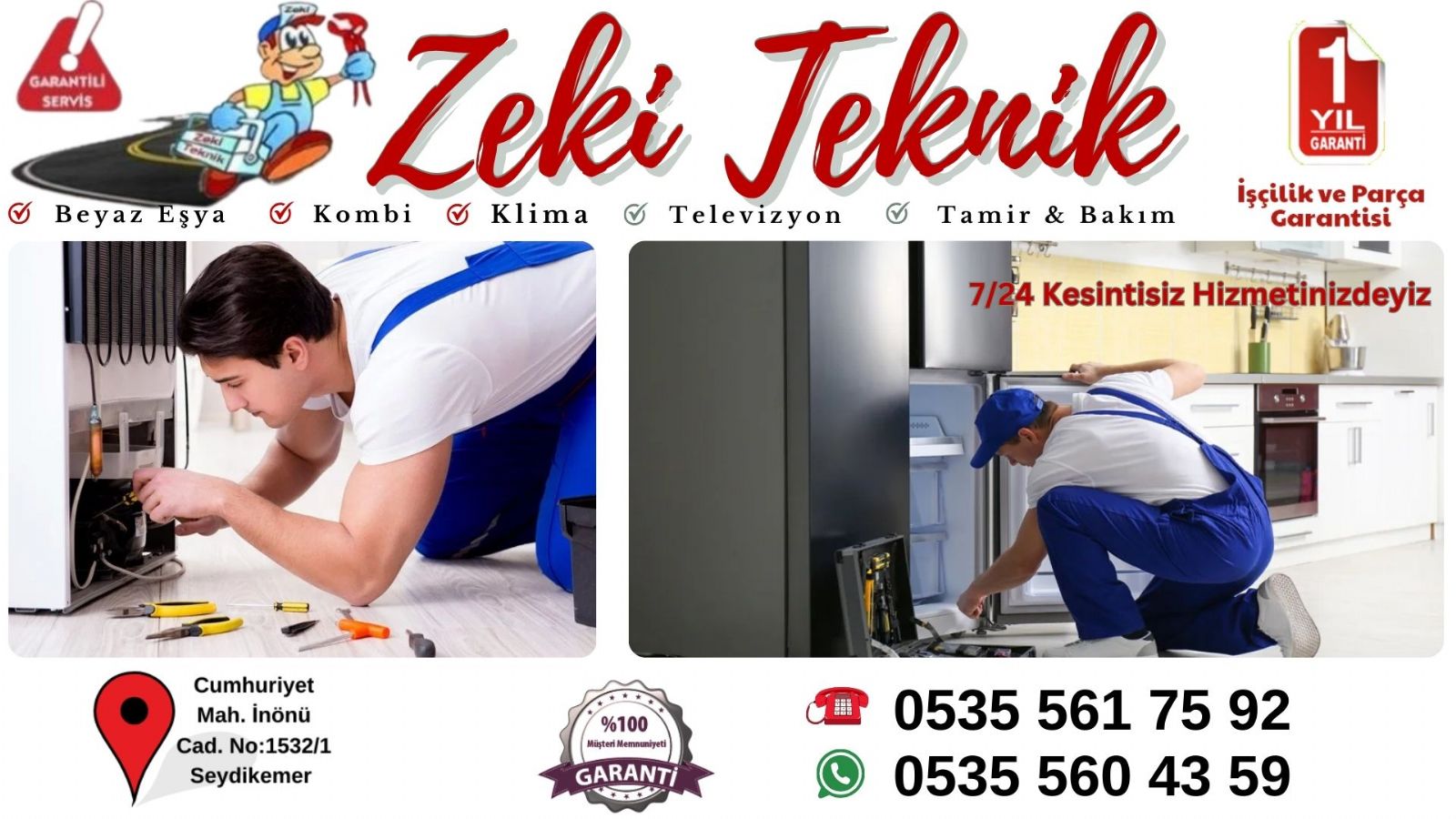 Seydikemer Buzdolabı Tamircisi