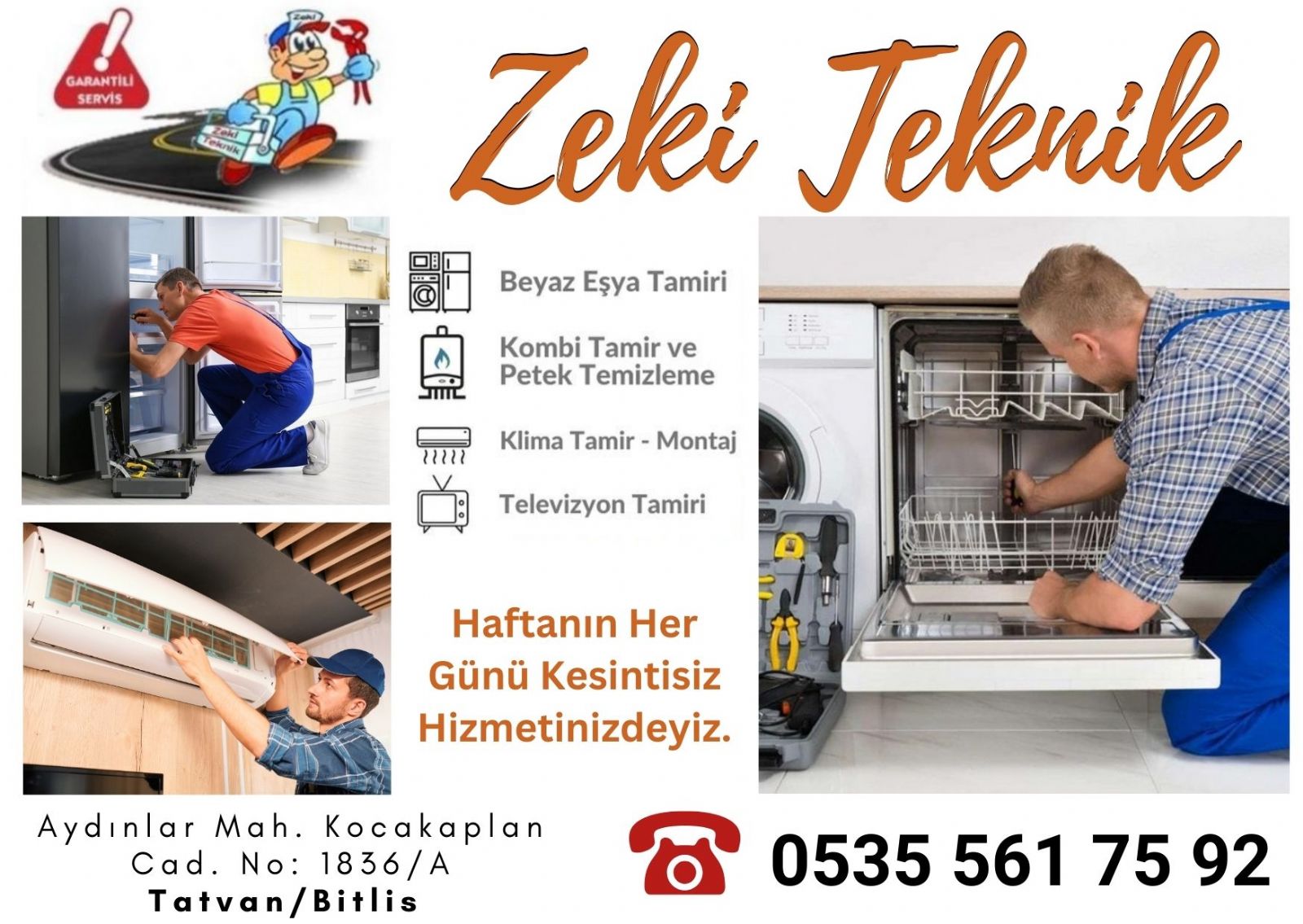 Tatvan Beyaz Eşya Tamircisi 