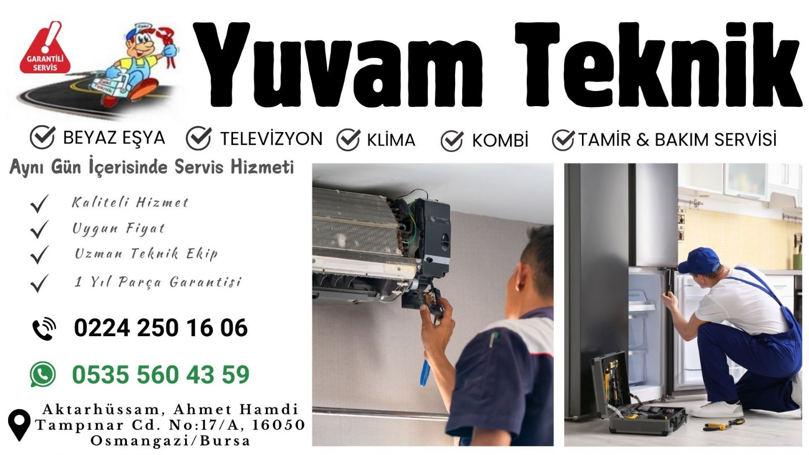 Yıldırım Beyaz Eşya Tamircisi
