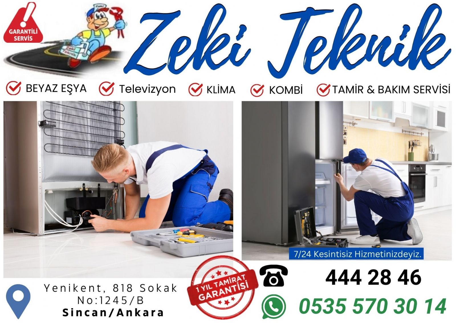 Yenikent Beyaz Eşya Tamircisi