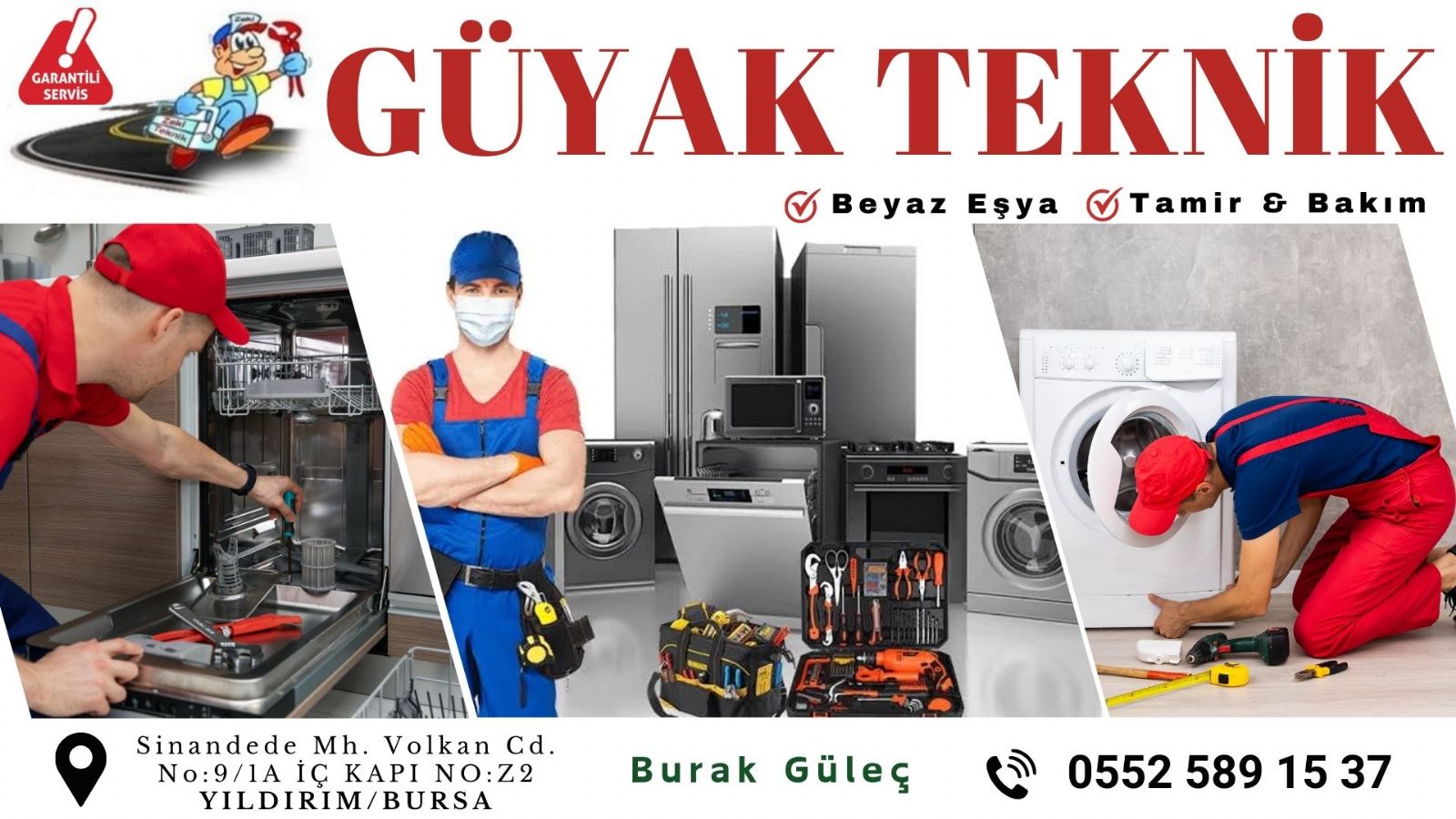 Bursa Dumlupınar Beyaz Eşya Tamircisi