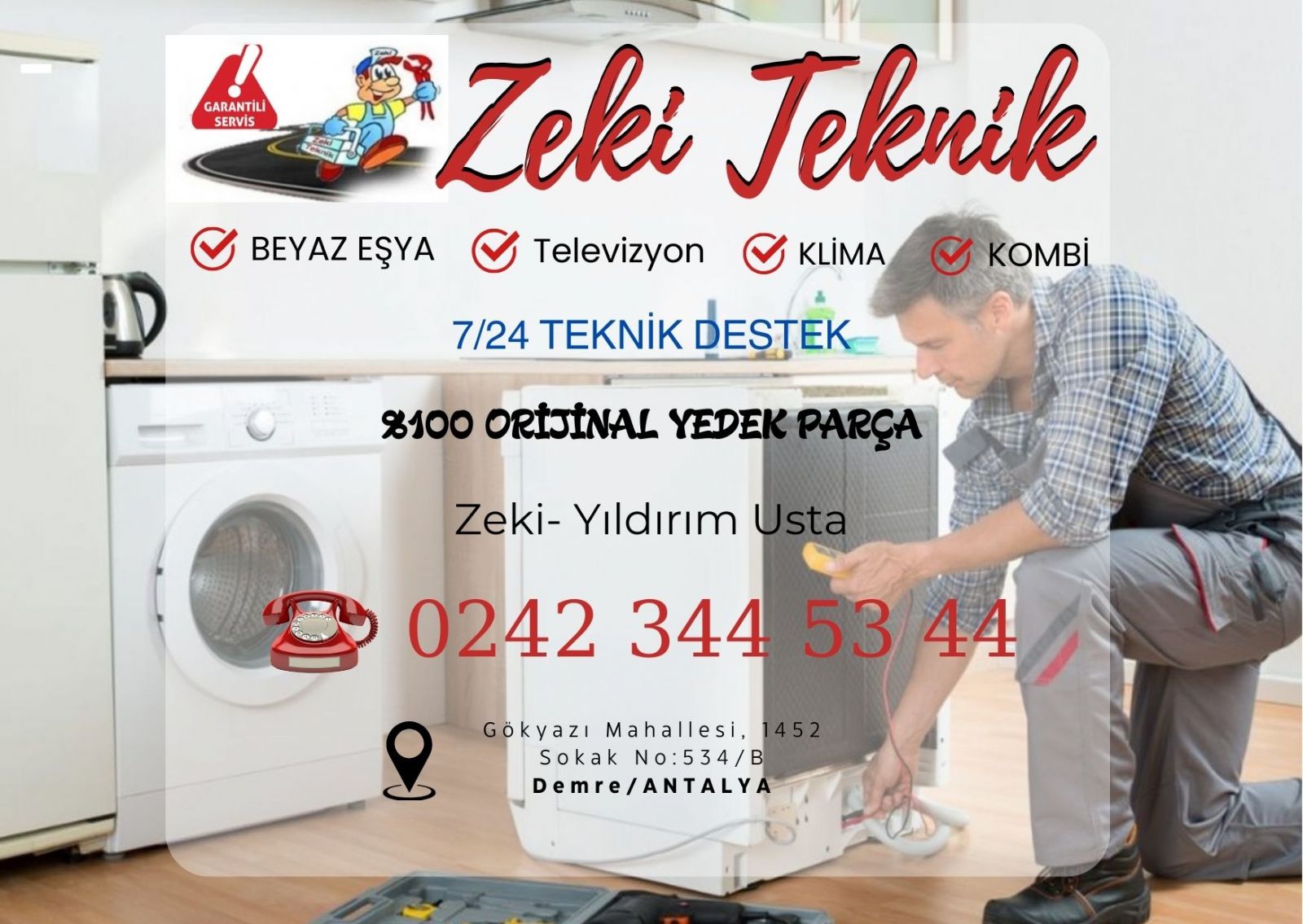 Demre Beyaz Eşya Tamircisi