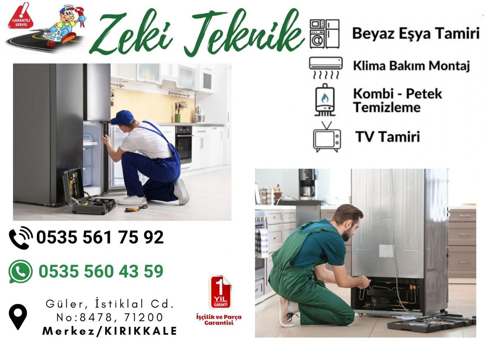 Kırıkkale Buzdolabı Tamircisi