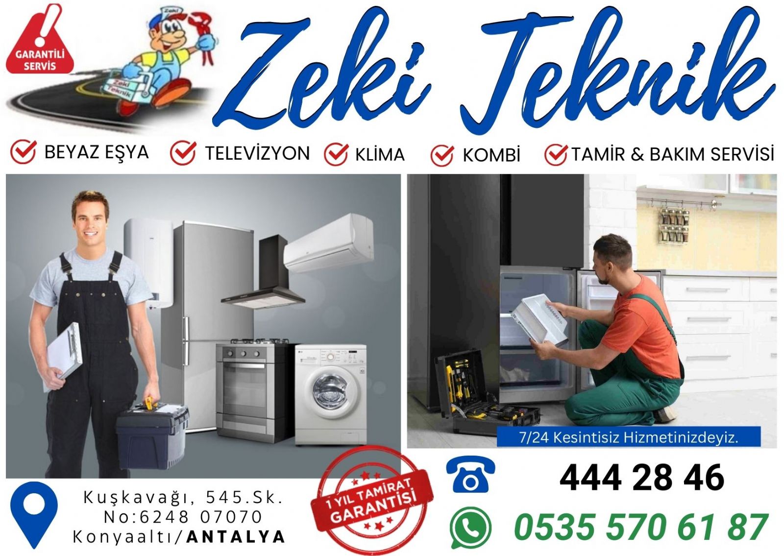 Kuşkavağı Beyaz Eşya Tamircisi