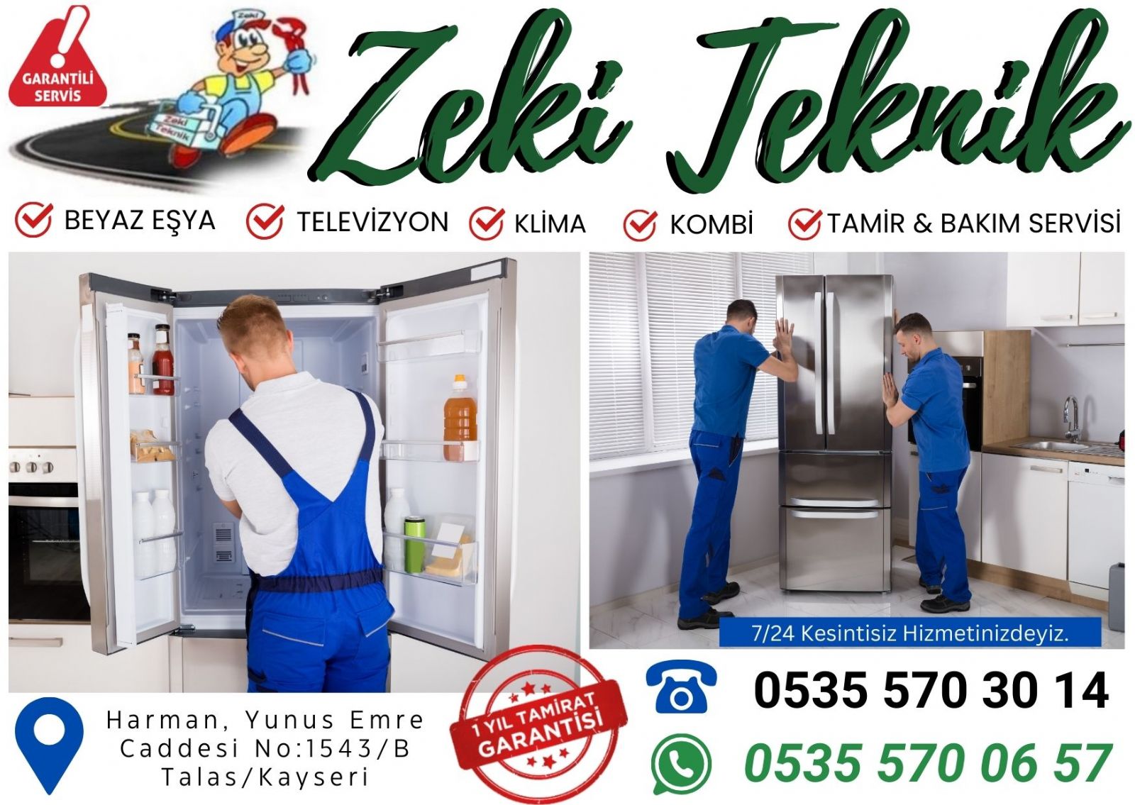 Talas Buzdolabı Tamircisi