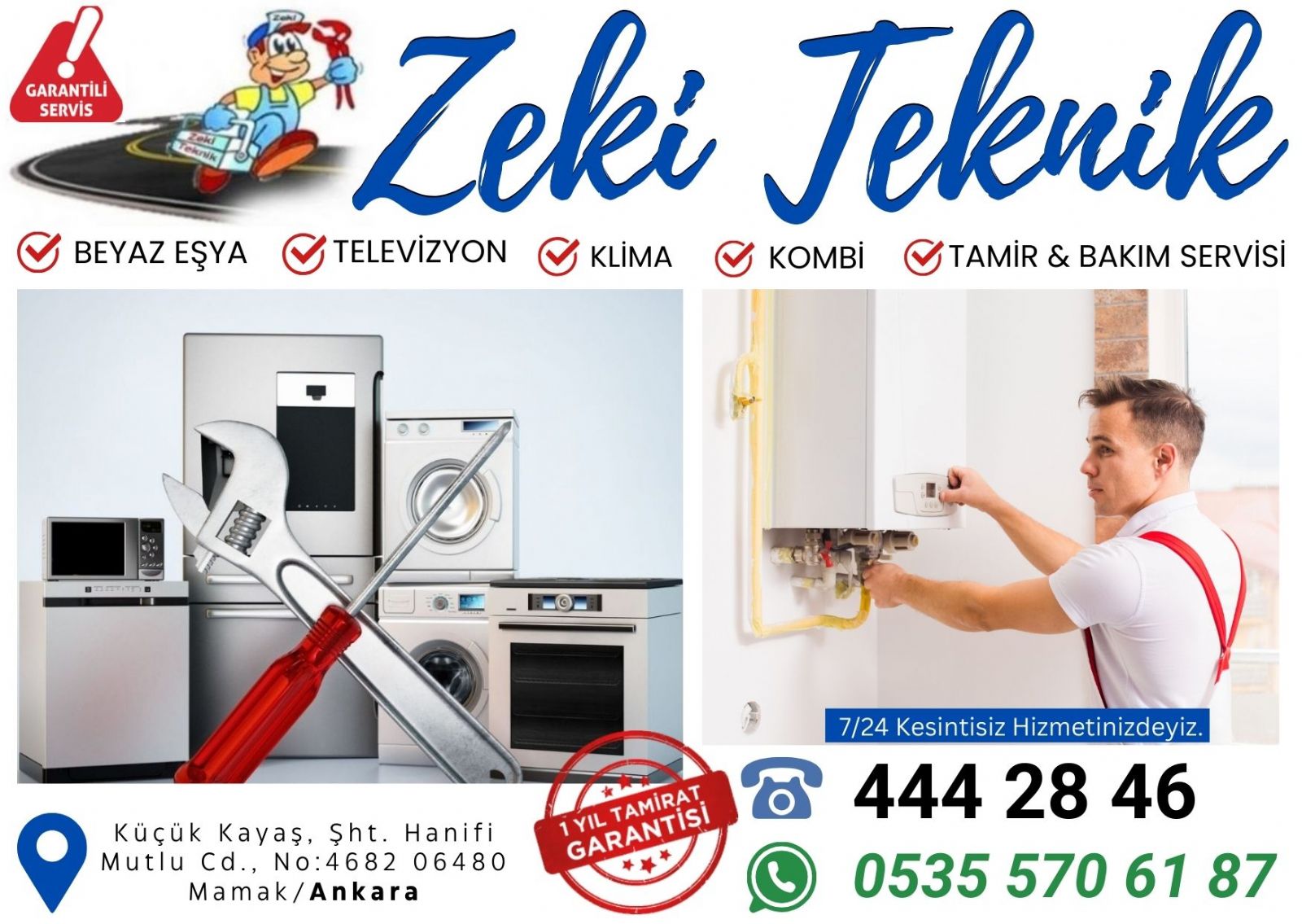 Zerdalitepe Beyaz Eşya Tamircisi